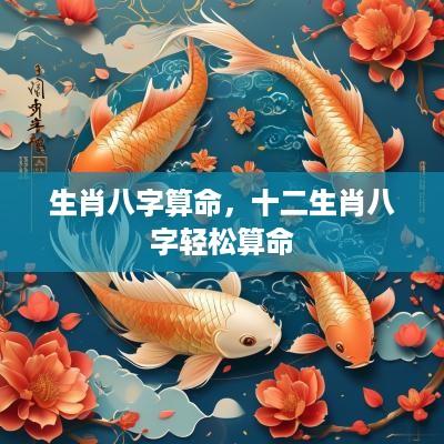 生肖八字算命，十二生肖八字轻松算命