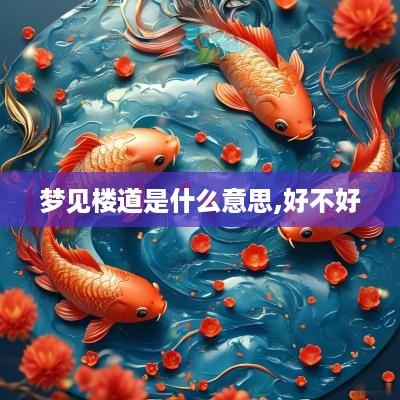 梦见楼道是什么意思,好不好