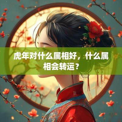 蛇年对什么属相好，什么属相会转运？