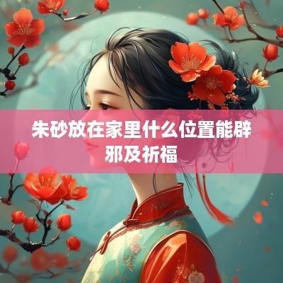 朱砂放在家里什么位置能辟邪及祈福