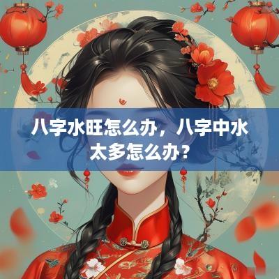 八字水旺怎么办，八字中水太多怎么办？
