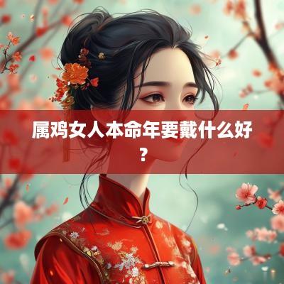 属鸡女人本命年要戴什么好？