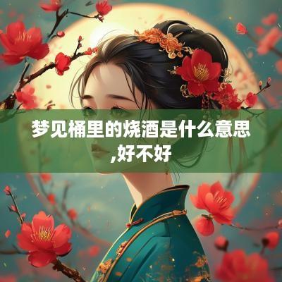 梦见桶里的烧酒是什么意思,好不好