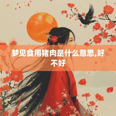 梦见食用猪肉是什么意思,好不好