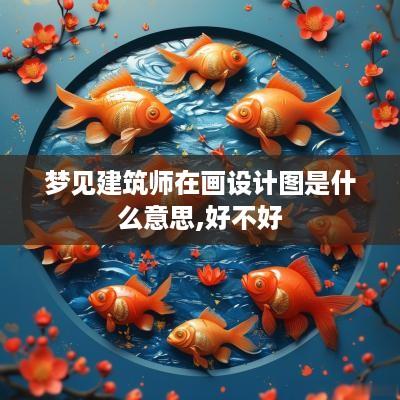 梦见建筑师在画设计图是什么意思,好不好