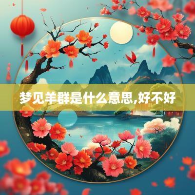 梦见羊群是什么意思,好不好