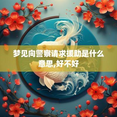 梦见向警察请求援助是什么意思,好不好