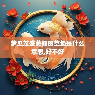 梦见茂盛葱郁的草场是什么意思,好不好
