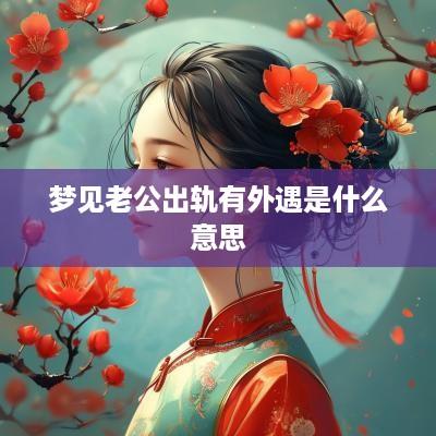 梦见老公出轨有外遇是什么意思