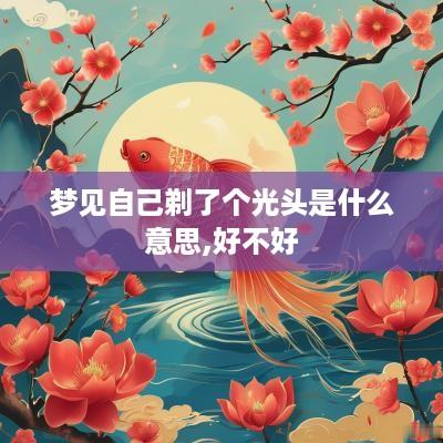 梦见自己剃了个光头是什么意思,好不好