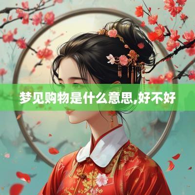 梦见购物是什么意思,好不好