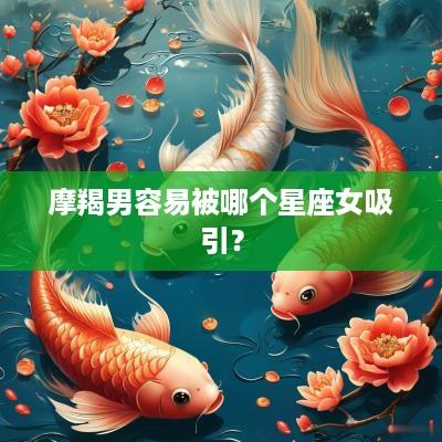 摩羯男容易被哪个星座女吸引？