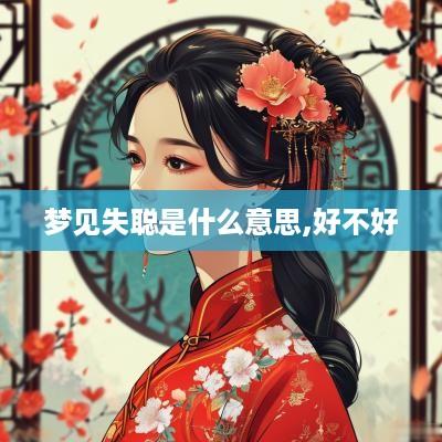 梦见失聪是什么意思,好不好