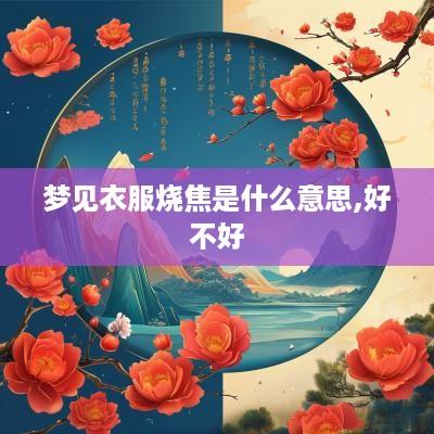 梦见衣服烧焦是什么意思,好不好