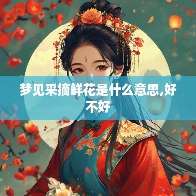 梦见采摘鲜花是什么意思,好不好