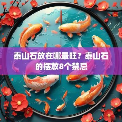 泰山石放在哪最旺？泰山石的摆放8个禁忌