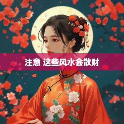 注意 这些风水会散财