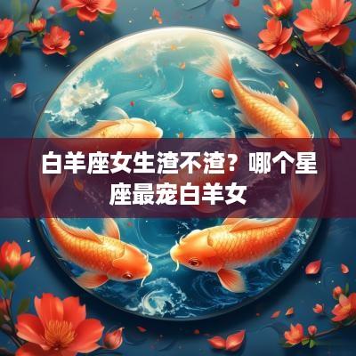 白羊座女生渣不渣？哪个星座最宠白羊女