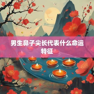 男生鼻子尖长代表什么命运特征