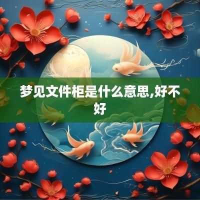 梦见文件柜是什么意思,好不好
