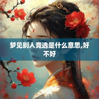 梦见别人竞选是什么意思,好不好