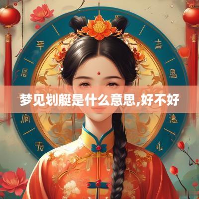 梦见划艇是什么意思,好不好