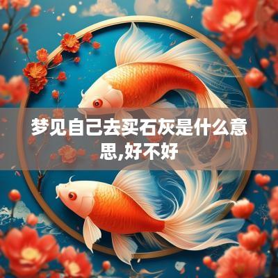 梦见自己去买石灰是什么意思,好不好