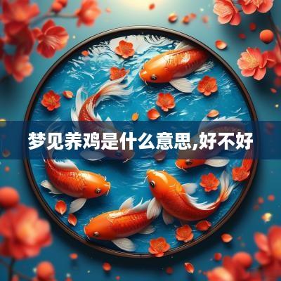 梦见养鸡是什么意思,好不好