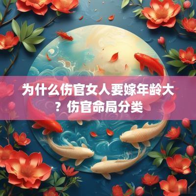 为什么伤官女人要嫁年龄大？伤官命局分类