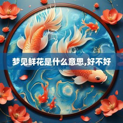 梦见鲜花是什么意思,好不好