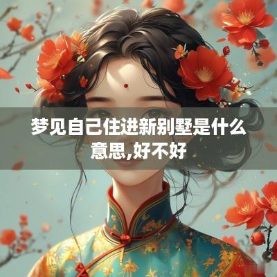 梦见自己住进新别墅是什么意思,好不好