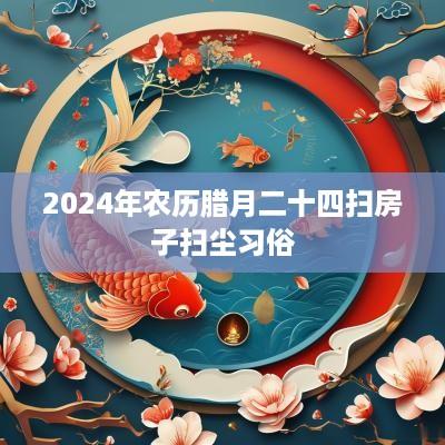 2025年农历腊月二十四扫房子扫尘习俗