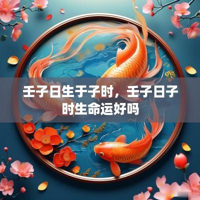 壬子日生于子时，壬子日子时生命运好吗