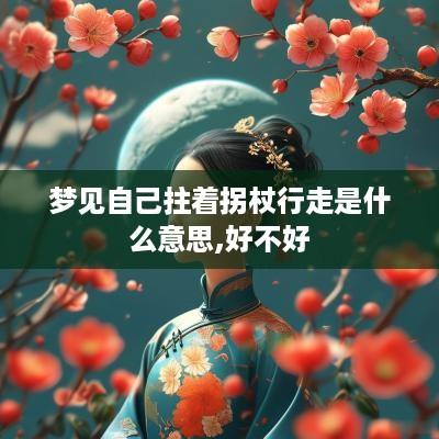 梦见自己拄着拐杖行走是什么意思,好不好