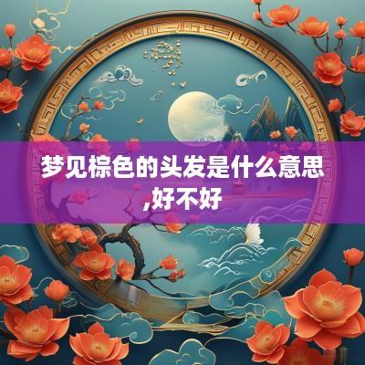 梦见棕色的头发是什么意思,好不好