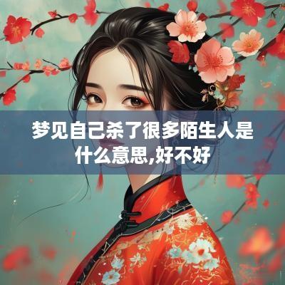 梦见自己杀了很多陌生人是什么意思,好不好
