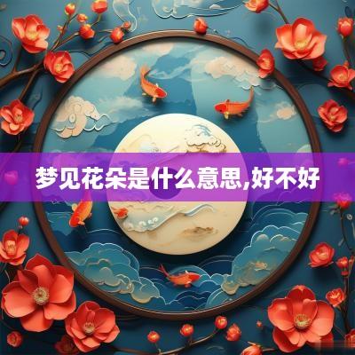 梦见花朵是什么意思,好不好