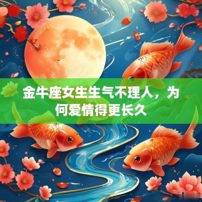 金牛座女生生气不理人，为何爱情得更长久