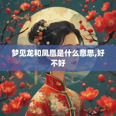 梦见龙和凤凰是什么意思,好不好