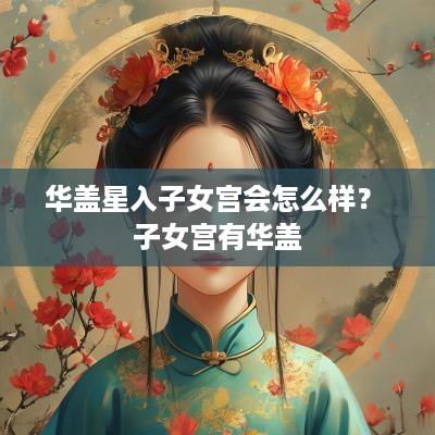 华盖星入子女宫会怎么样？ 子女宫有华盖