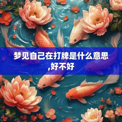 梦见自己在打牌是什么意思,好不好