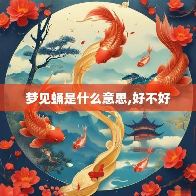 梦见蛹是什么意思,好不好