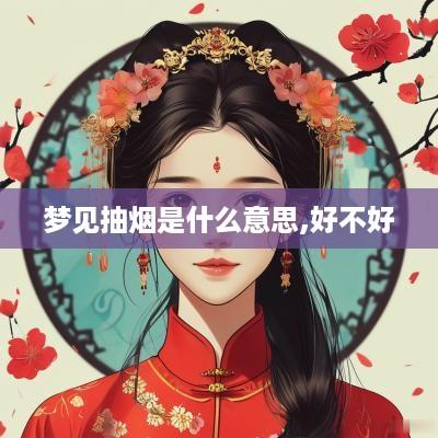 梦见抽烟是什么意思,好不好