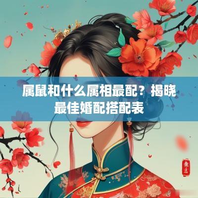 属鼠和什么属相最配？揭晓最佳婚配搭配表