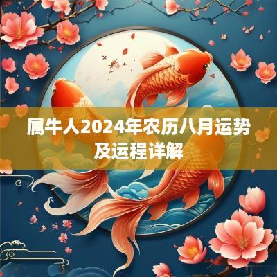 属牛人2025年农历八月运势及运程详解