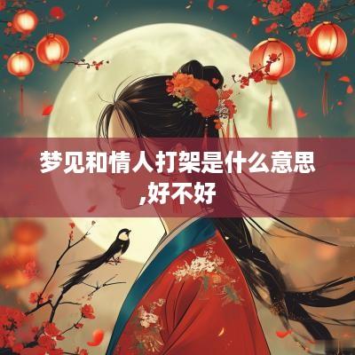 梦见和情人打架是什么意思,好不好