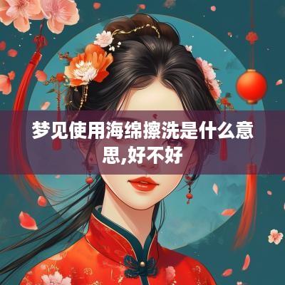 梦见使用海绵擦洗是什么意思,好不好
