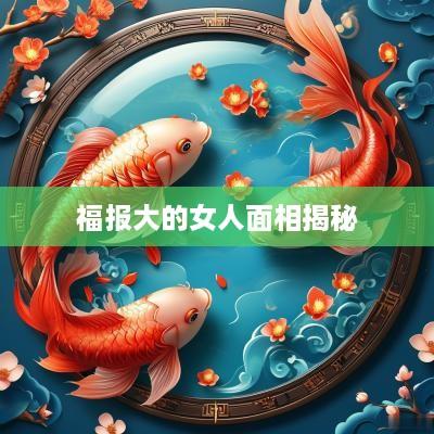 福报大的女人面相揭秘