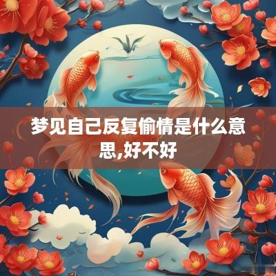 梦见自己反复偷情是什么意思,好不好