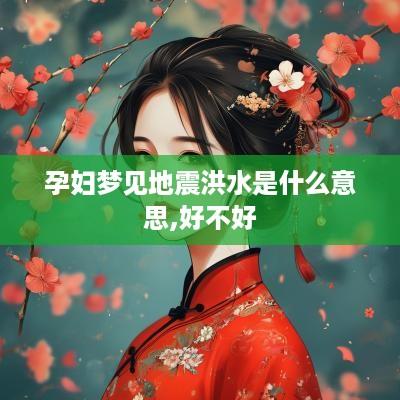孕妇梦见地震洪水是什么意思,好不好